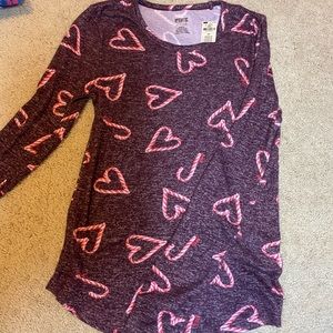 NWT Pink Christmas Long Sleeve Tee